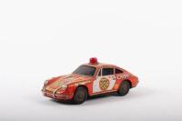 TIN TOY: A circa 1960s Toplay Ltd. (TPS), made in Japan, Porsche 911 Fire Chief battery operated tin toy vehicle - 2