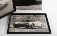 ALAN HAMILTON: Three black and white photographs of Alan Hamilton racing an early Porsche 911 - 3