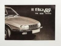 NSU: An interesting and rare NSU Ro80 four page sales brochure
