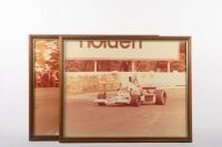 LOLA T430 CHEV: A group of four colour photographs of differing sizes&nbsp;of Alan Hamilton driving his Lola T430 Chev at various locations circa late 1970s - 2