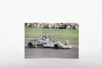 LOLA T430 CHEV: A group of four colour photographs of differing sizes&nbsp;of Alan Hamilton driving his Lola T430 Chev at various locations circa late 1970s - 3