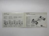 NSU: An interesting and rare NSU Ro80 four page sales brochure - 2