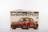 PORSCHE TURBO RSR: A Tamiya 1:12 scale Porsche Turbo RSR Type 934 model kit