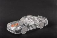 PORSCHE 959: A circa 1980s Anna Hutte 24% leaded crystal Porsche 959, 18cm long - 3