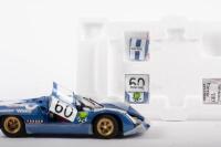 PORSCHE 910: An highly detailed Exoto Motorbox 1:18 scale 1966/67 Porsche Type 910 in Le Mans light blue model in original box - 8
