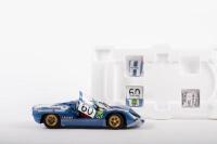 PORSCHE 910: An highly detailed Exoto Motorbox 1:18 scale 1966/67 Porsche Type 910 in Le Mans light blue model in original box - 9