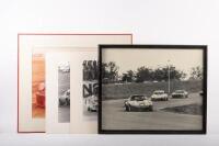 PORSCHE 934: A group of four both colour & black & white, large, circa late 1970s photographs of a Team Porsche, Porsche 934