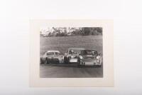 PORSCHE 934: A group of four both colour & black & white, large, circa late 1970s photographs of a Team Porsche, Porsche 934 - 5