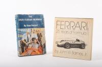 FERRARI: Two hardcover books related to Ferrari