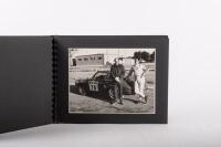 AMPOL TRIAL: A commemorative album containing 11 black & white photographs of Alan Hamilton & Bill Flatman driving their Porsche 911T at the 1970 Bi-Centenary Ampol Round Australia Trial - 3