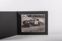 AMPOL TRIAL: A commemorative album containing 11 black & white photographs of Alan Hamilton & Bill Flatman driving their Porsche 911T at the 1970 Bi-Centenary Ampol Round Australia Trial - 4