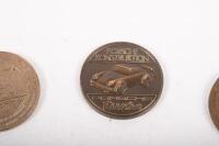 PORSCHE MEDALLIONS: A group of nine commemorative Porsche medallions from the 1970s - 5