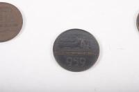 PORSCHE MEDALLIONS: A group of ten commemorative Porsche medallions from the 1980s - 3