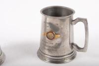HEPBURN SPRINGS HILL CLIMB: Two circa 1960s trophy mugs from the Hepburn Springs Hill Climb awarded to A. Hamilton & H. Firth - 2