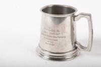HEPBURN SPRINGS HILL CLIMB: Two circa 1960s trophy mugs from the Hepburn Springs Hill Climb awarded to A. Hamilton & H. Firth - 3