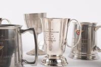 LAKELAND HILL CLIMB: A group of ten trophy mugs and cups awarded to Alan Hamilton at the Lakeland, Victoria Hill Climb - 4
