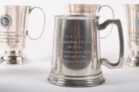 TEMPLESTOWE HILL CLIMB: A group of eight trophy mugs awarded to Alan Hamilton from the Templestowe Hill Climb, - 2