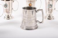 TEMPLESTOWE HILL CLIMB: A group of eight trophy mugs awarded to Alan Hamilton from the Templestowe Hill Climb, - 5