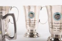 TEMPLESTOWE HILL CLIMB: A group of eight trophy mugs awarded to Alan Hamilton from the Templestowe Hill Climb, - 7