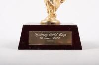 SYDNEY GOLD CUP: A winners trophy from the Sydney Gold Cup 1972 at Oran Park NSW - 2
