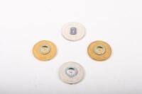 MEDALLIONS: A group of four medallions all awarded to Alan Hamilton