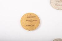 MEDALLIONS: A group of four medallions all awarded to Alan Hamilton - 5