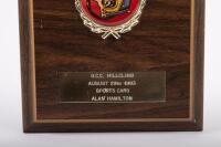 TROPHIES: A group of five assorted trophies - 6