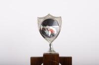 TROPHIES: A group of five assorted trophies - 8