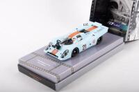 PORSCHE 917/VIC ELFORD: A Vic Elford signed Fly Car Model, 1:32 scale model Porsche 917K, 'Making of Le Mans', Collection 02 - 4