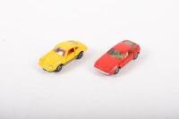 TOMICA: Two Tomica Porsche models, includes a 1:63 scale Porsche 928 (#F53) and a 1:61 scale Porsche 911S (#F3)