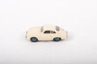 PORSCHE 356A: A Dinky Toys, Porsche 356A (#182), cream body, blue wheels