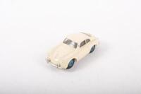 PORSCHE 356A: A Dinky Toys, Porsche 356A (#182), cream body, blue wheels - 2