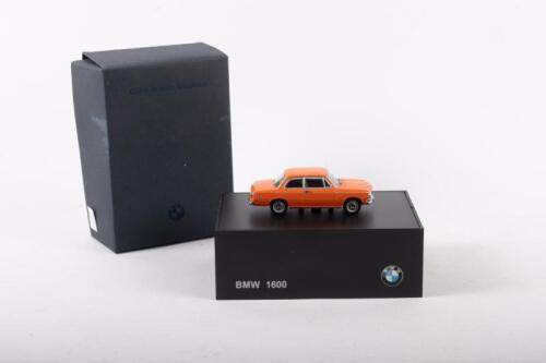 BMW: A Minichamps - Pauls Model Art, 1:43 scale, 1968-1974 BMW 1600 sedan in BMW promo presentation box