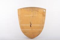 PORSCHE SHIELD: A 1980s Porsche timber showroom display shield removed from Brunos Porsche Dealership Jacksonville Florida USA - 2