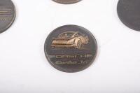 PORSCHE MEDALLIONS: A group of seven&nbsp;commemorative Porsche medallions from the 1990s - 4