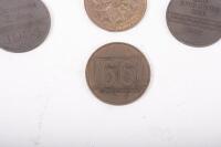 PORSCHE MEDALLIONS: A group of eight Porsche commemorative medallions - 2