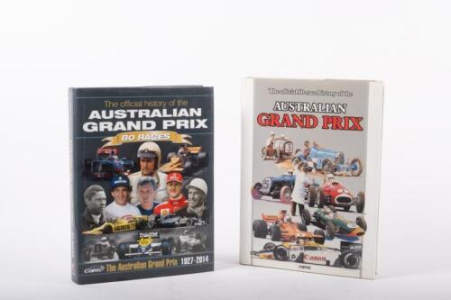 AUSTRALIAN G.P: Two hardcover books related to Australian Grand Prix history