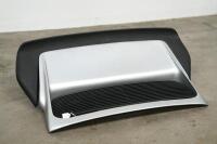 911 WHALE TAIL: A fibreglass aftermarket, circa 1974-77&nbsp;&nbsp;Porsche 911 G&nbsp;series Carrera style - rear rubber lip - 'whale tail' rear spoiler, silver paintwork, rubber has come loose on one side - 2