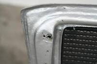 911 WHALE TAIL: A fibreglass aftermarket, circa 1974-77&nbsp;&nbsp;Porsche 911 G&nbsp;series Carrera style - rear rubber lip - 'whale tail' rear spoiler, silver paintwork, rubber has come loose on one side - 9