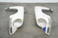 911 GUARDS: A pair of 1967-73 Porsche 911 front guards, white paintwork, some marks evident