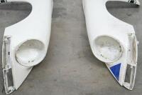 911 GUARDS: A pair of 1967-73 Porsche 911 front guards, white paintwork, some marks evident - 3