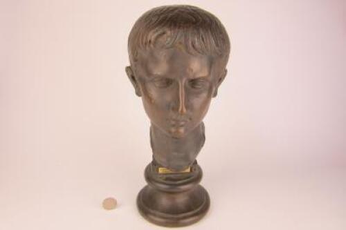 ROMAN: A impressive bust of Gaius Caesar