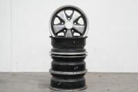 FUCHS: A set of Porsche 911 Fuchs wheels, size 14IN x 5.5IN, [P/N 90136101600]