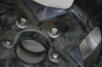 PORSCHE 944: Three circa 1974 Porsche 944 (or 911) 15IN x 6IN 'cookie cutter' alloy wheels, [P/N 91138102300], all wheels have some marks - 5