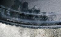 WHEELS: Two aftermarket cast centre welded to rim&nbsp;alloy wheels, size 16IN x 10IN&nbsp; - 5