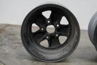 WHEELS: Two aftermarket cast centre welded to rim&nbsp;alloy wheels, size 16IN x 10IN&nbsp; - 7
