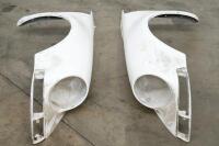 911 GUARDS: A pair of fibreglass 1970-73 Porsche 911 front guards, wide ST style