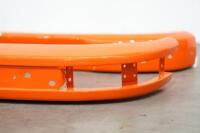 BUMPERS: A pair of front & rear Porsche 911 G series (1974-85) aluminium bumpers, signal orange paintwork - 4