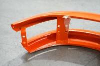 BUMPERS: A pair of front & rear Porsche 911 G series (1974-85) aluminium bumpers, signal orange paintwork - 5