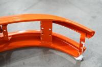 BUMPERS: A pair of front & rear Porsche 911 G series (1974-85) aluminium bumpers, signal orange paintwork - 6